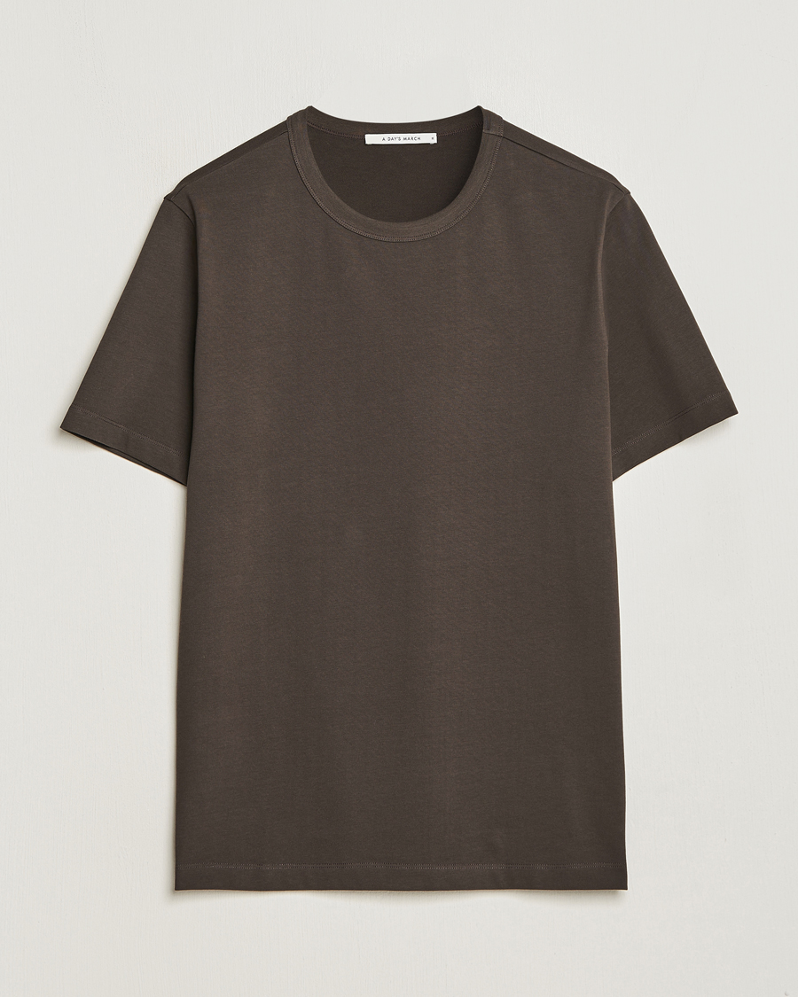 Herren | T-Shirts | A Day's March | Heavy Tee Chocolate