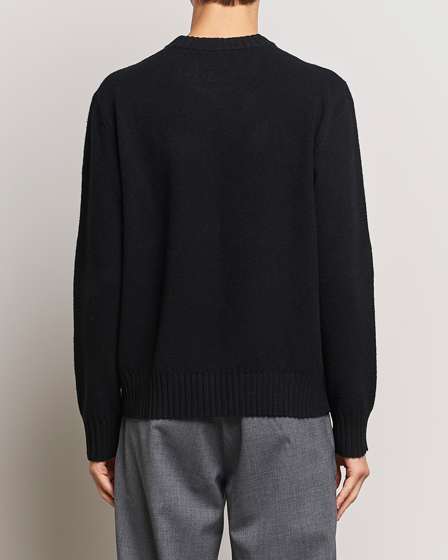 Herren | Pullover | A Day's March | Marlow Lambswool Crew Black