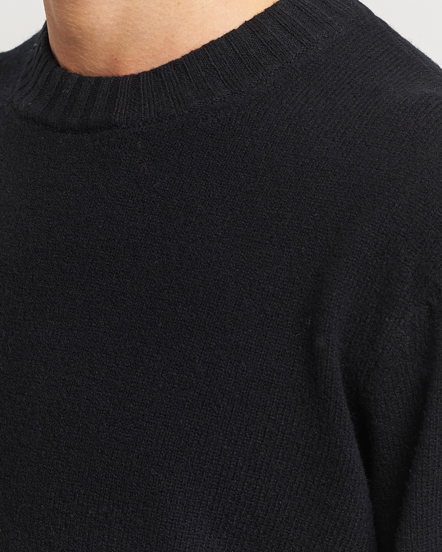 Herren | Pullover | A Day's March | Marlow Lambswool Crew Black
