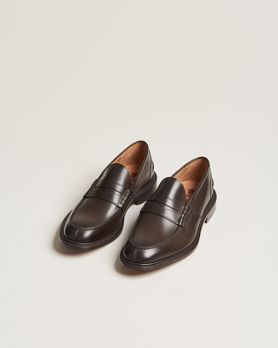 Men | Shoes | Tricker\'s | James Penny Loafers Espresso Calf