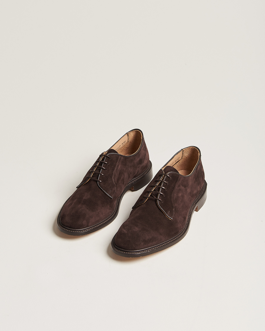 Herre | Derbys | Tricker\'s | Robert Derby Shoes Coffee Suede