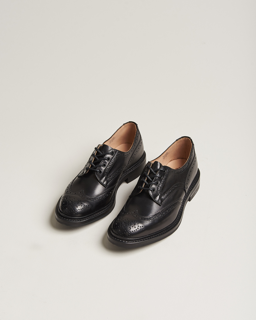 Men | Tricker's | Tricker's | Bourton Country Brogues Black Calf