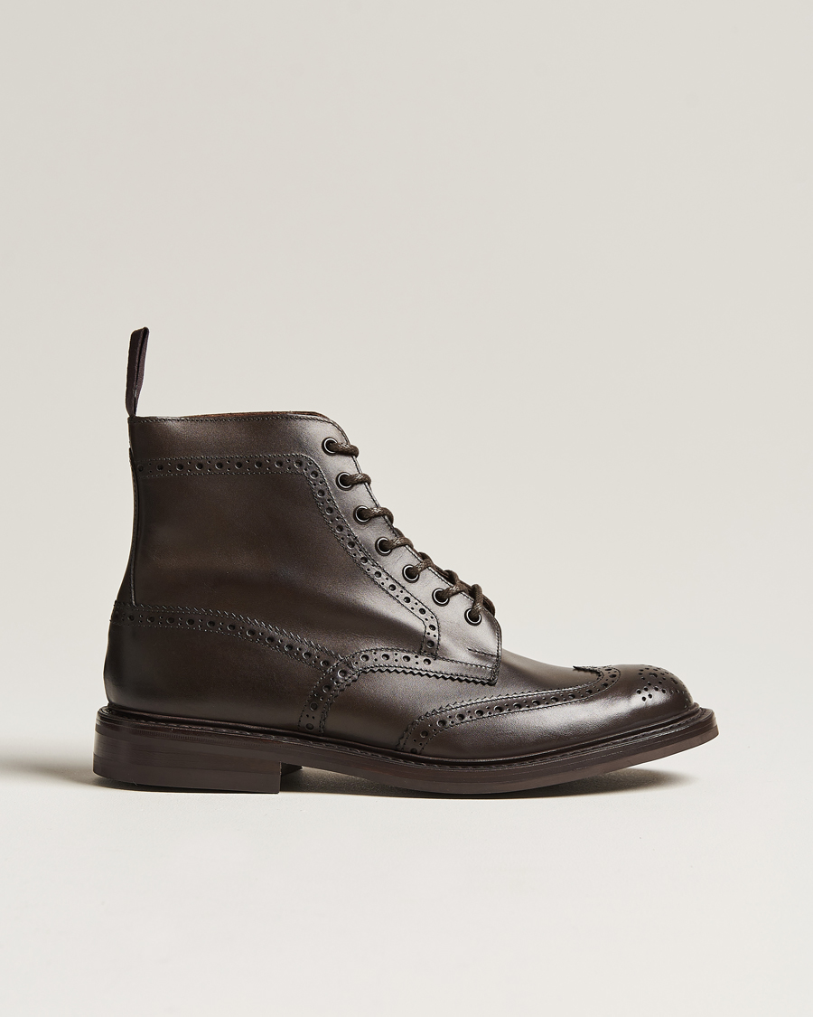 Herren | Boots | Tricker's | Stow Dainite Country Boots Espresso Calf