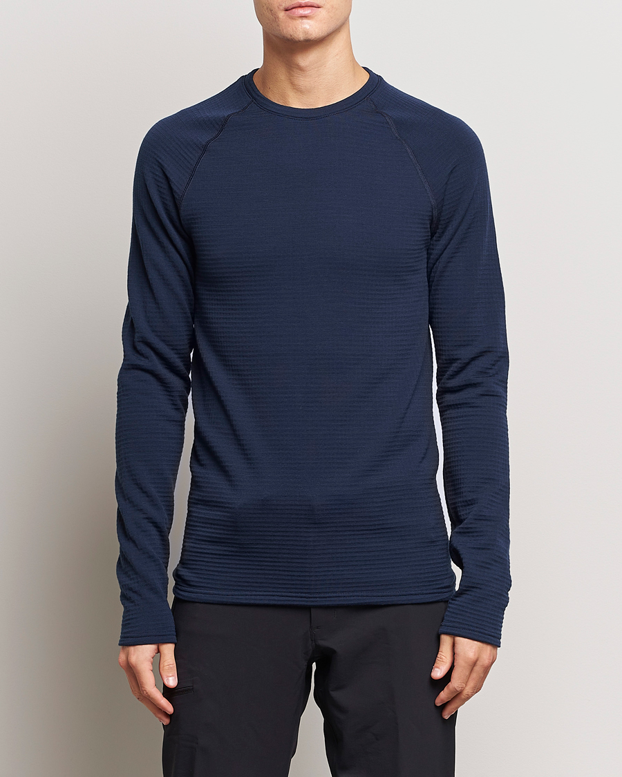 Herren | Thermounterwäsche | Houdini | Desoli Merino Thermal Crew Blue Illusion