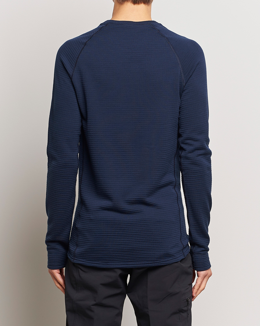 Herren | Pullover | Houdini | Desoli Merino Thermal Crew Blue Illusion