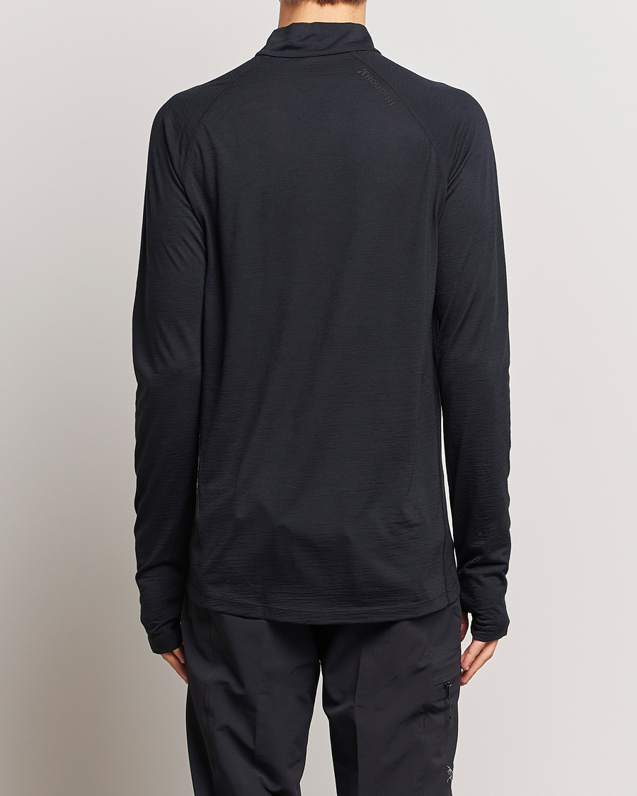 Herren | Pullover | Houdini | Desoli Merino Light Half Zip True Black