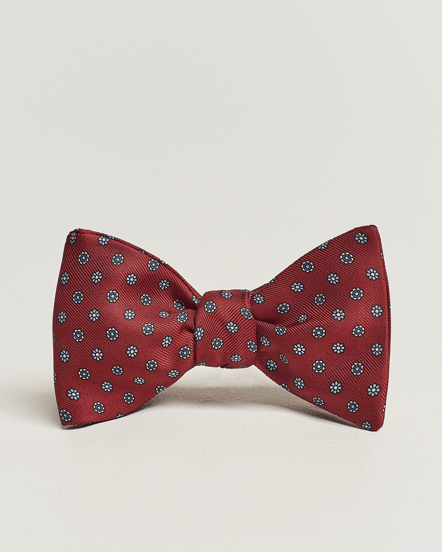 Herren | | E. Marinella | Silk Bow Tie Burgundy