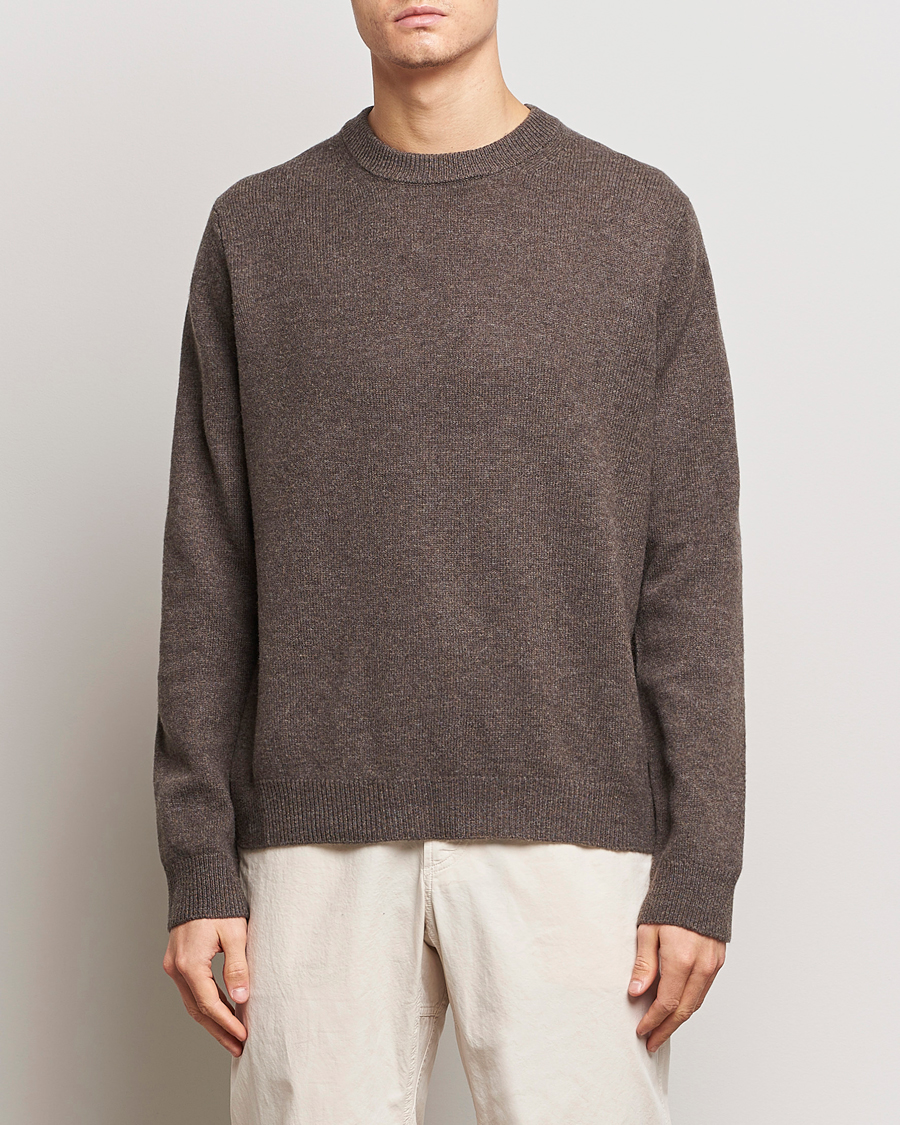 Herren | Samsøe & Samsøe | Samsøe & Samsøe | Isak Merino Knitted Sweater Major Brown