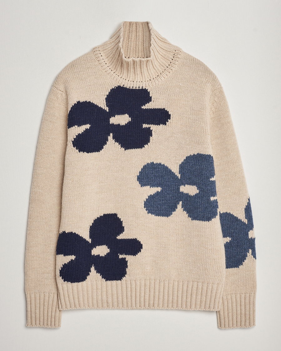Herren | Pullover | NN07 | Douglas Alpaca Polo Ecru