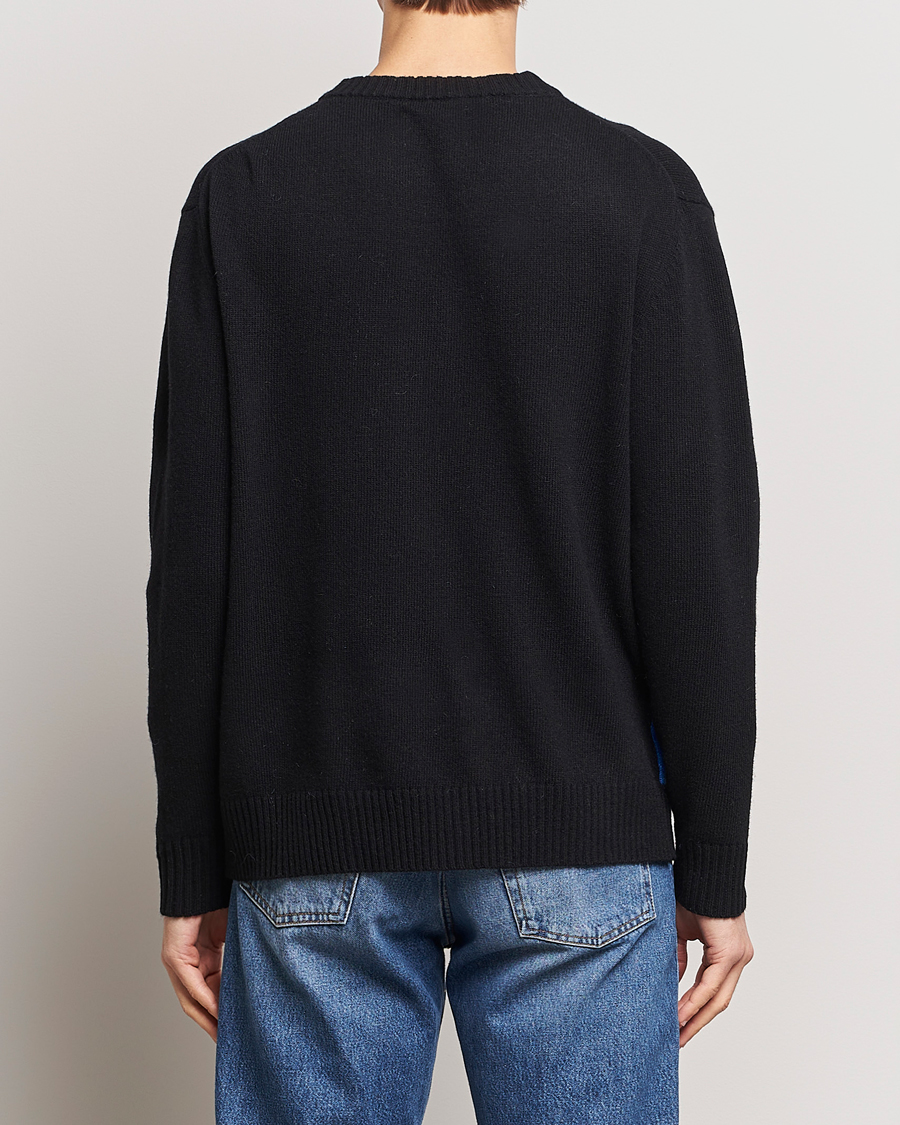 Herren | Pullover | NN07 | Jason Mohair Wool Sweater Black Multi