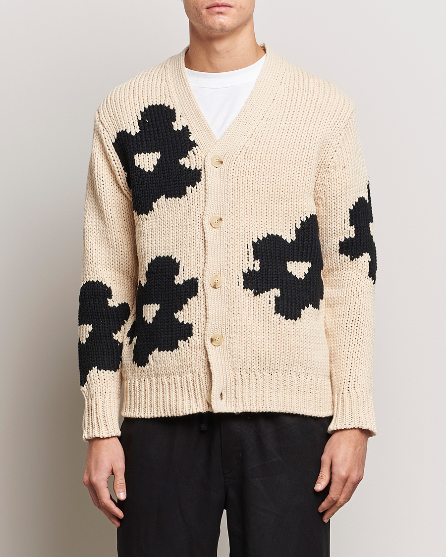 Herren | Pullover | NN07 | Mika Cardigan Ecru Multi