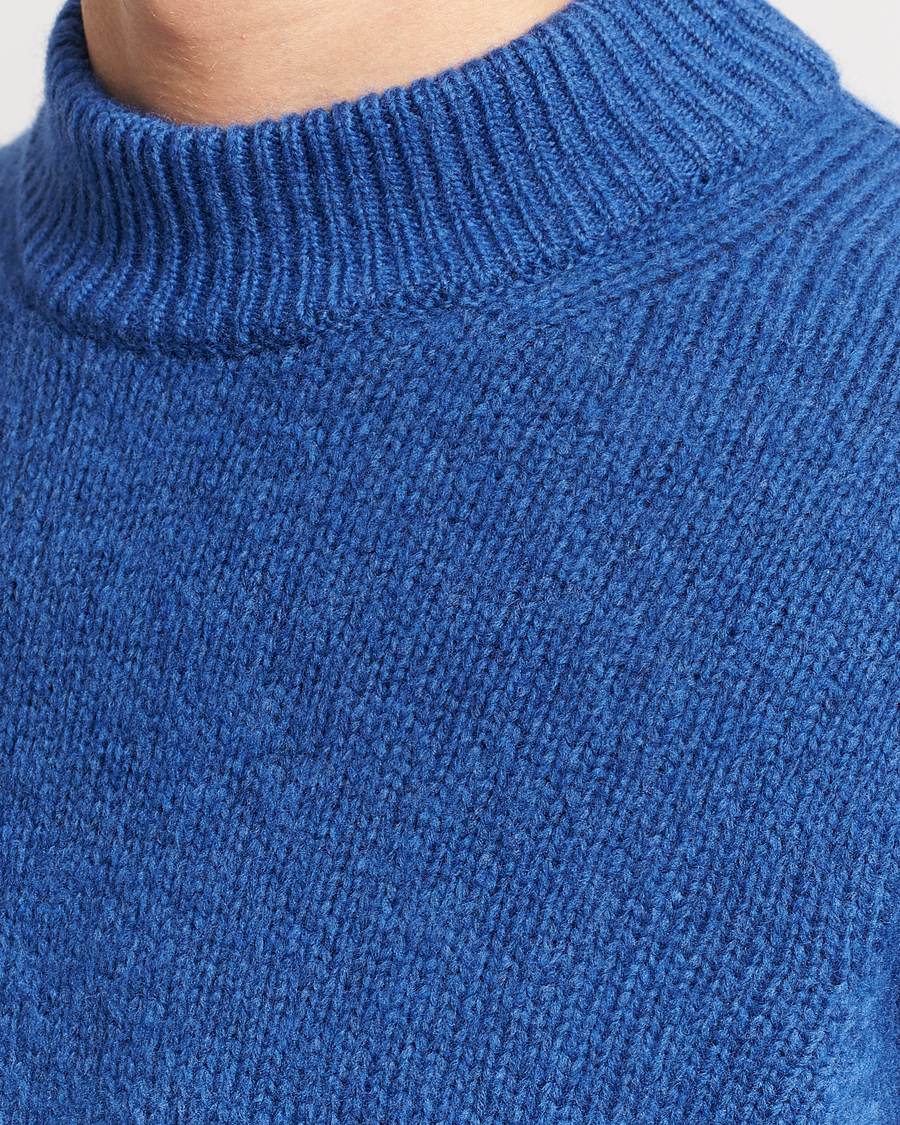 Herren | Pullover | NN07 | Nick Mock Neck Sweater Blue
