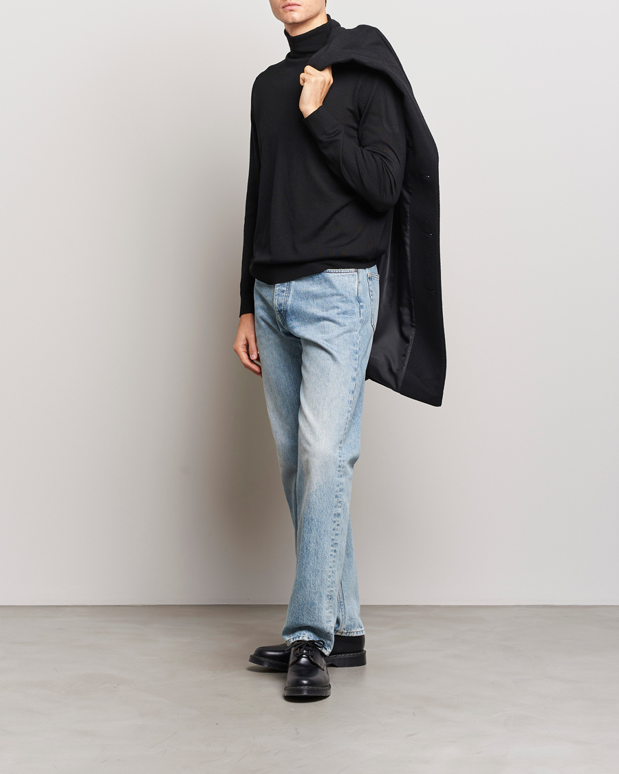 Herren | Pullover | NN07 | Richard Wool Rollneck Black