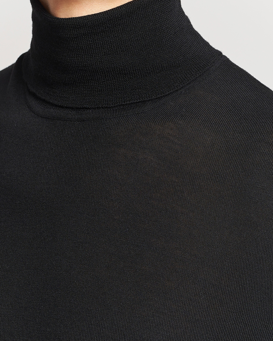 Herren | Pullover | NN07 | Richard Wool Rollneck Black