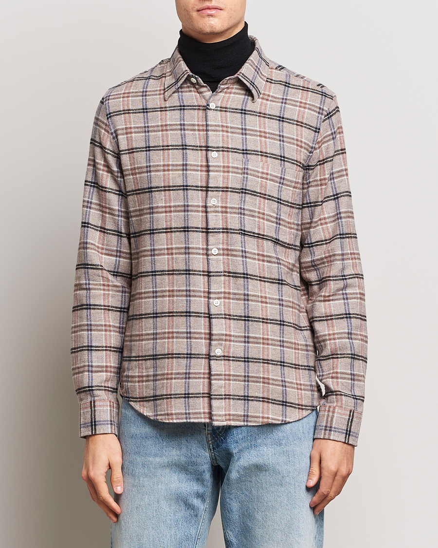 Herren | Treue-Rabatt für Stammkunden | NN07 | Arne Checked Cotton Shirt Pastel