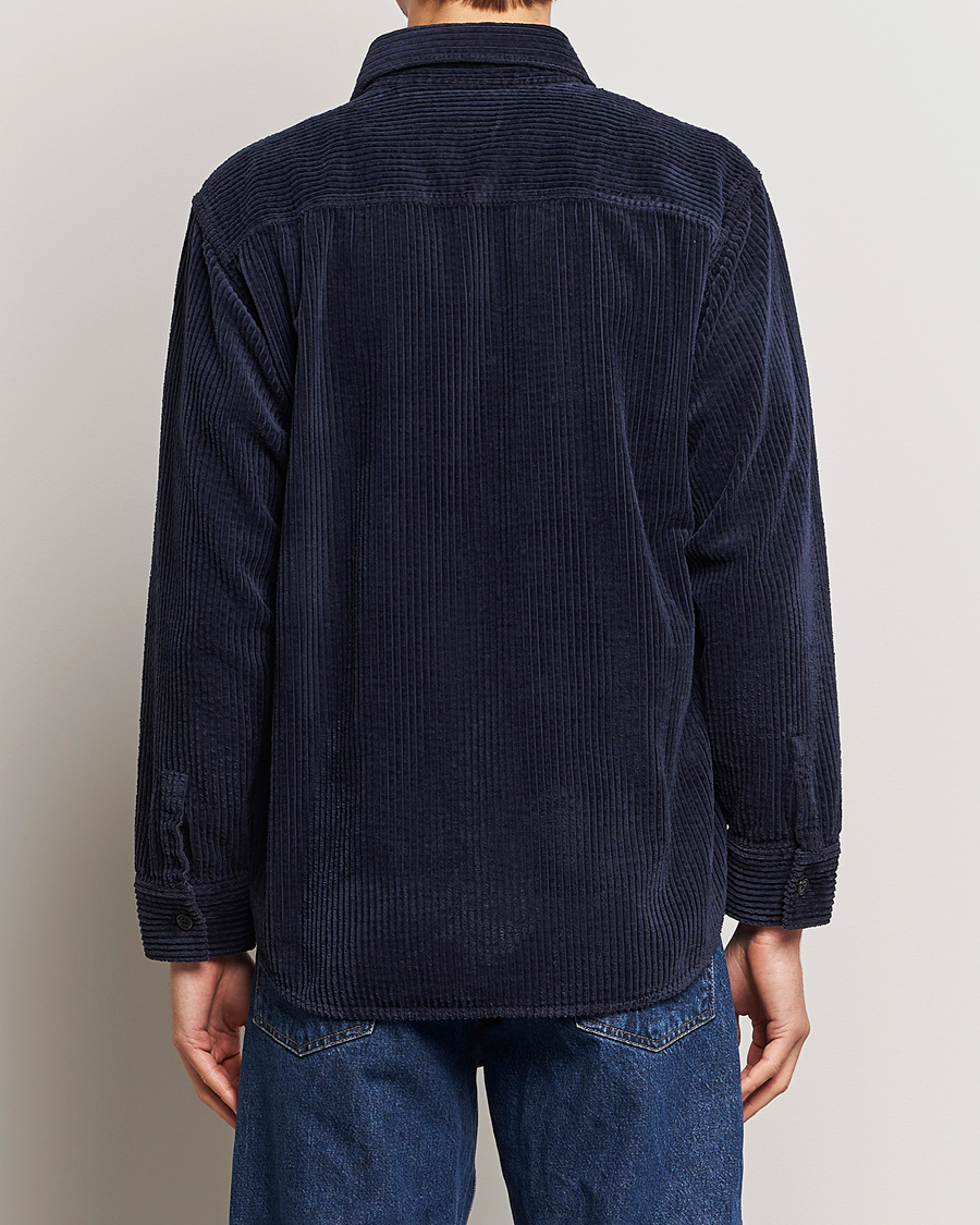 Herren | Hemden | NN07 | Folmer Corduroy Shirt Navy Blue