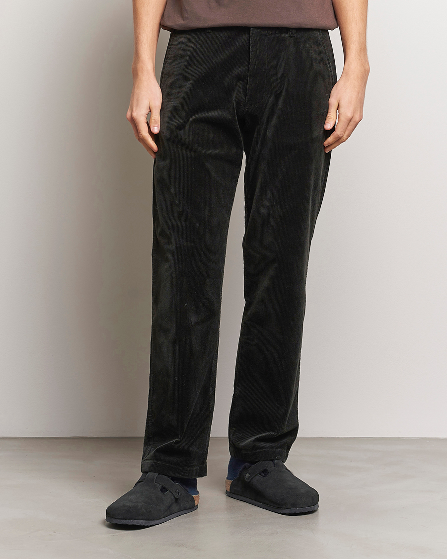 Herren | Cordhosen | NN07 | Alex Straight Fit Corduroy Pants Dark Green