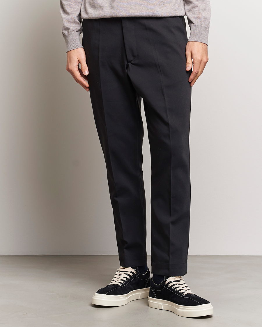 Herren | Hosen | NN07 | Billie Cotton Drawstring Trousers Black