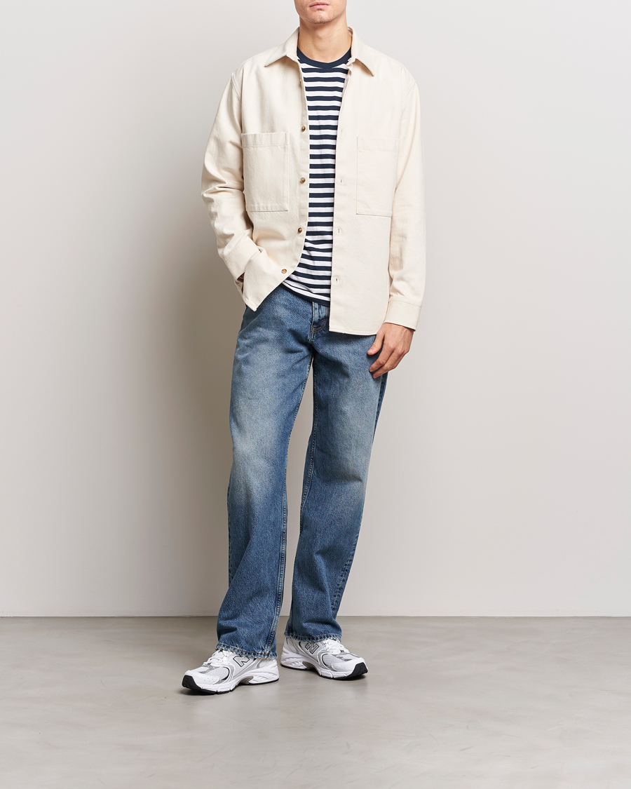 Herren | Hemden | NN07 | Freddy Cotton Overshirt Ecru