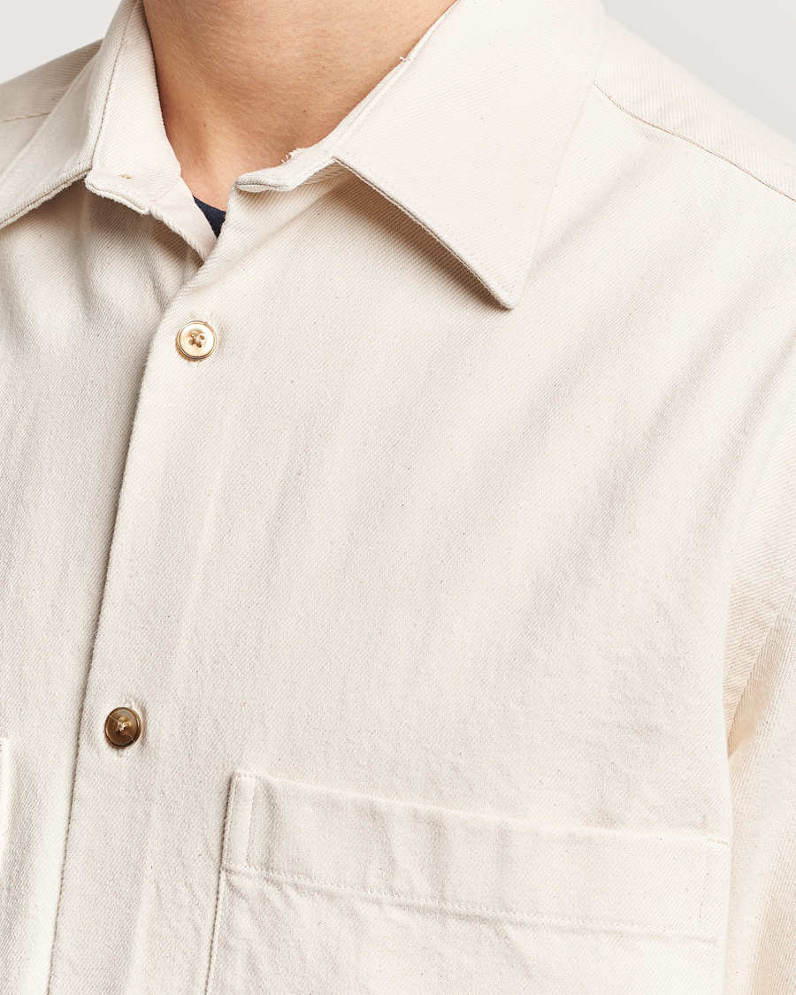 Herren | Hemden | NN07 | Freddy Cotton Overshirt Ecru