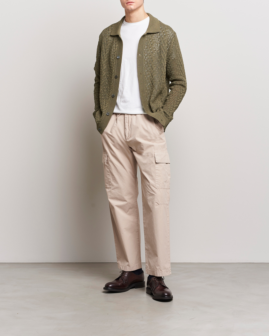 Herren | Pullover | NN07 | Vito Lace Cardigan Dark Green