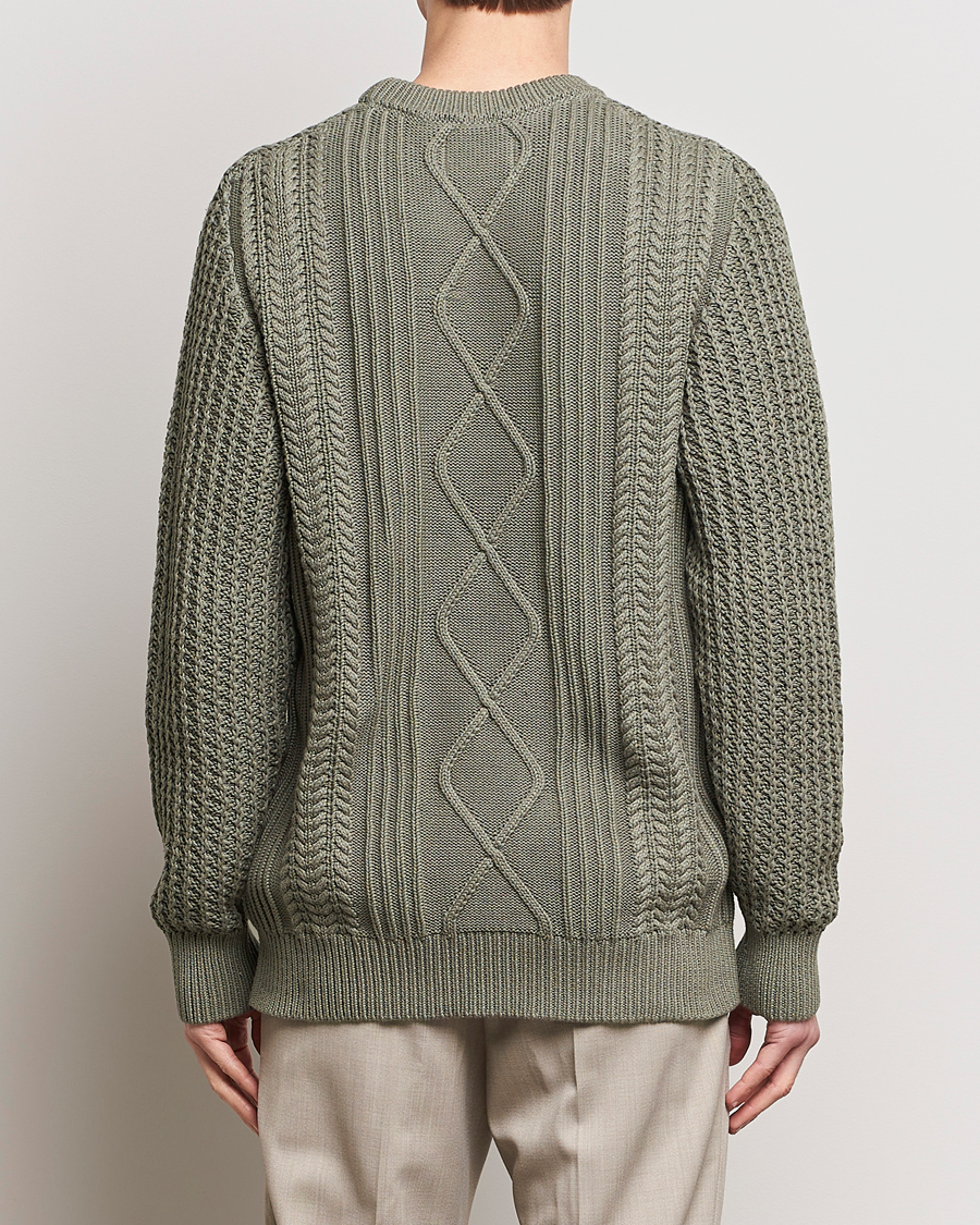 Herren | Pullover | NN07 | Caleb Cable Knit Sweater Khaki Sand