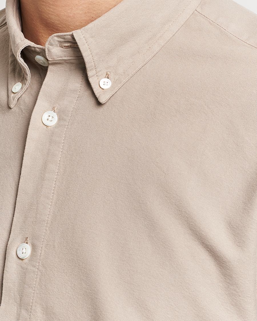 Herren | Hemden | NN07 | Arne Button Down Oxford Shirt Khaki Sand