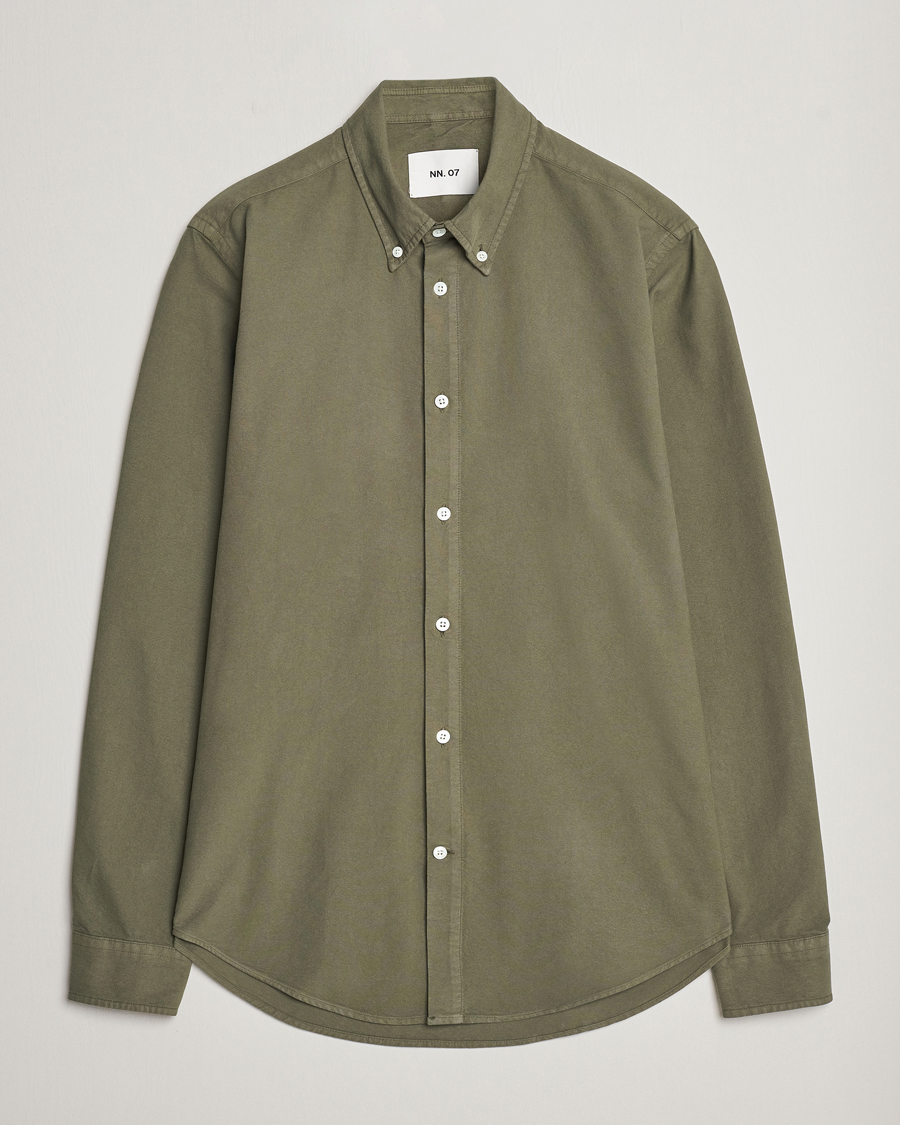 Herren | Hemden | NN07 | Arne Button Down Oxford Shirt Dark Green