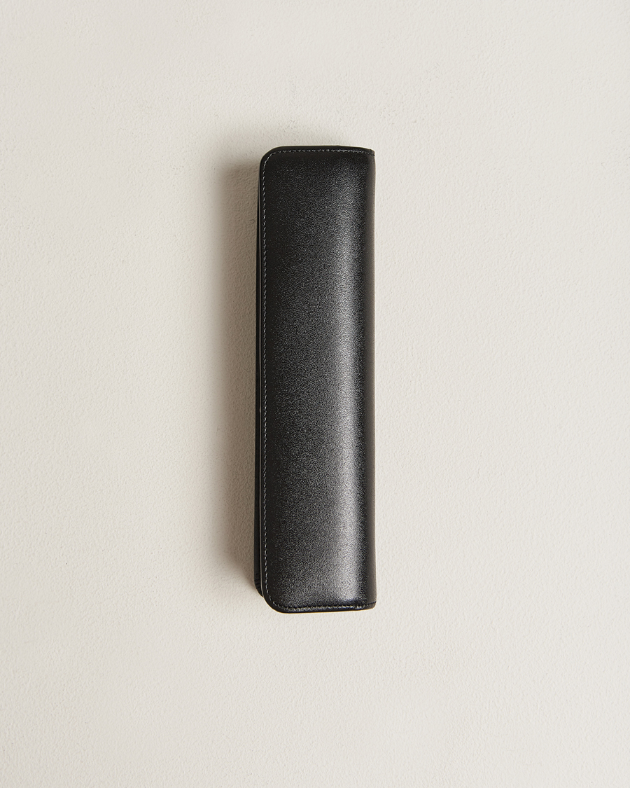 Herren | Montblanc Leather Pen Pouch w Zip Black | Montblanc | Leather Pen Pouch w Zip Black