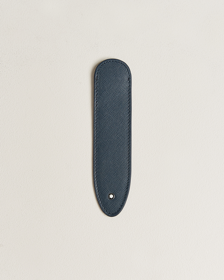 Herren | Montblanc Sartorial 1 Pen Sleeve Blue | Montblanc | Sartorial 1 Pen Sleeve Blue