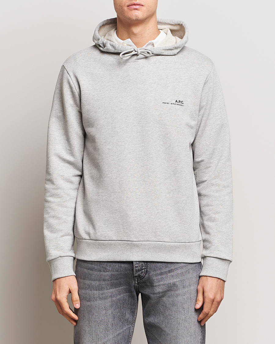 Herren |  | A.P.C. | Item Hoodie Heather Grey