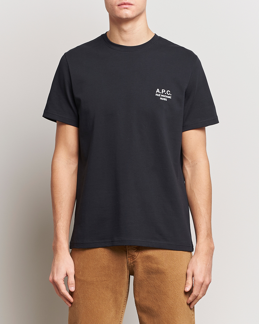 Herren | Kurzarm T-Shirt | A.P.C. | Raymond T-Shirt Black