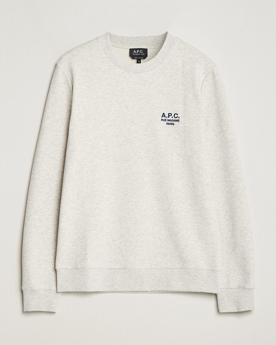 Herren | Pullover | A.P.C. | Rider Sweatshirt Heather Grey
