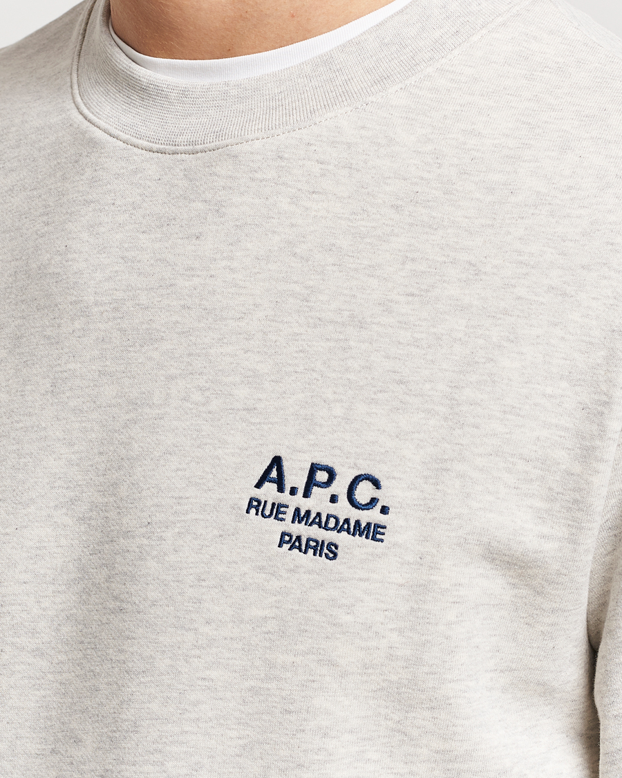 Herren | Pullover | A.P.C. | Rider Sweatshirt Heather Grey