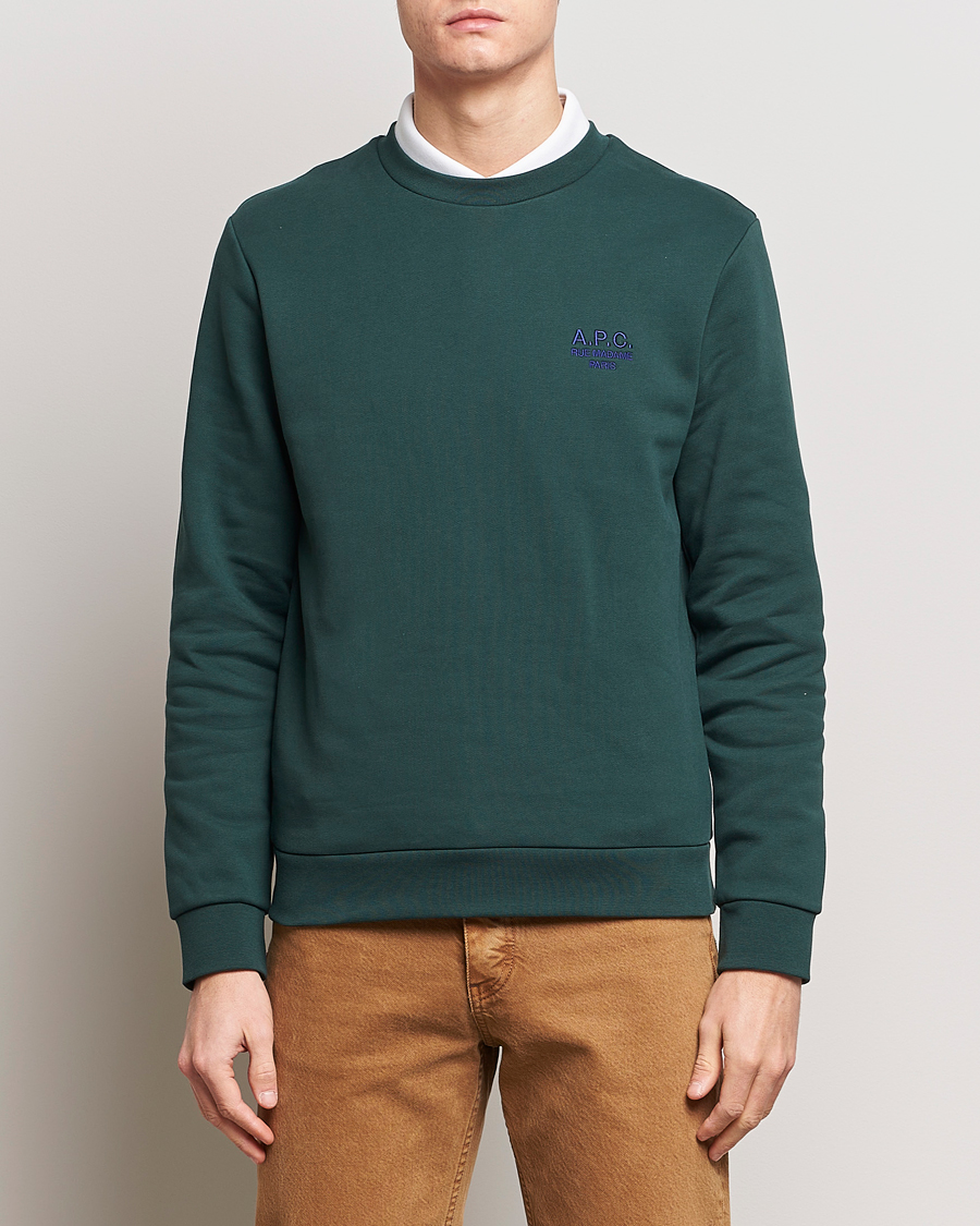 Herren | Contemporary Creators | A.P.C. | Rider Sweatshirt Pine Green