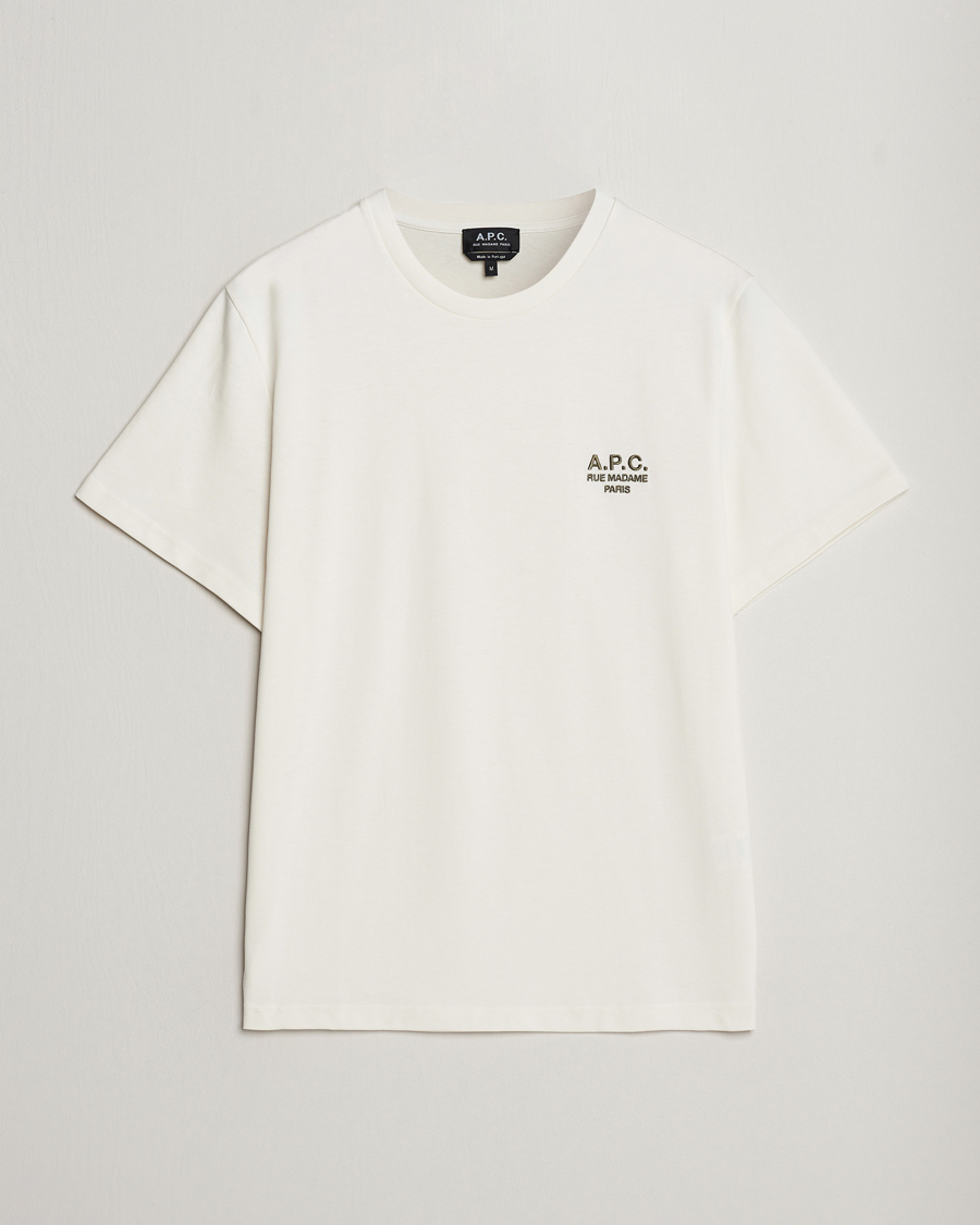 Herren | T-Shirts | A.P.C. | Raymond T-Shirt Chalk