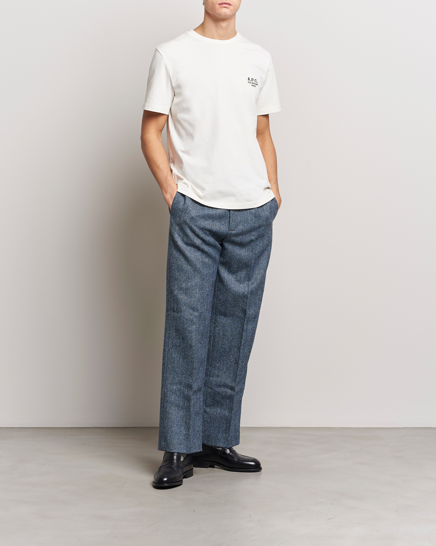 Herren | T-Shirts | A.P.C. | Raymond T-Shirt Chalk