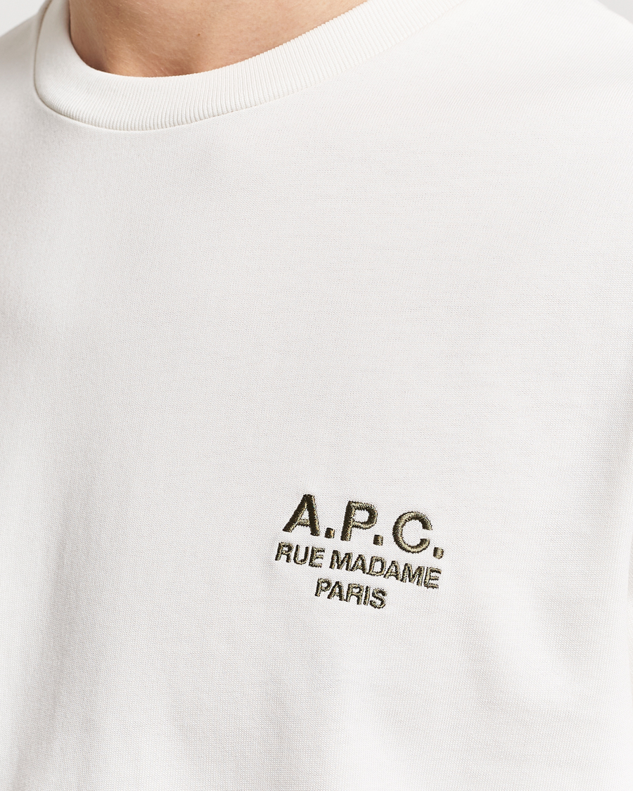 Herren | T-Shirts | A.P.C. | Raymond T-Shirt Chalk