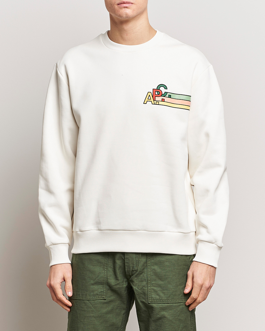 Herren |  | A.P.C. | Spring Sweatshirt Chalk