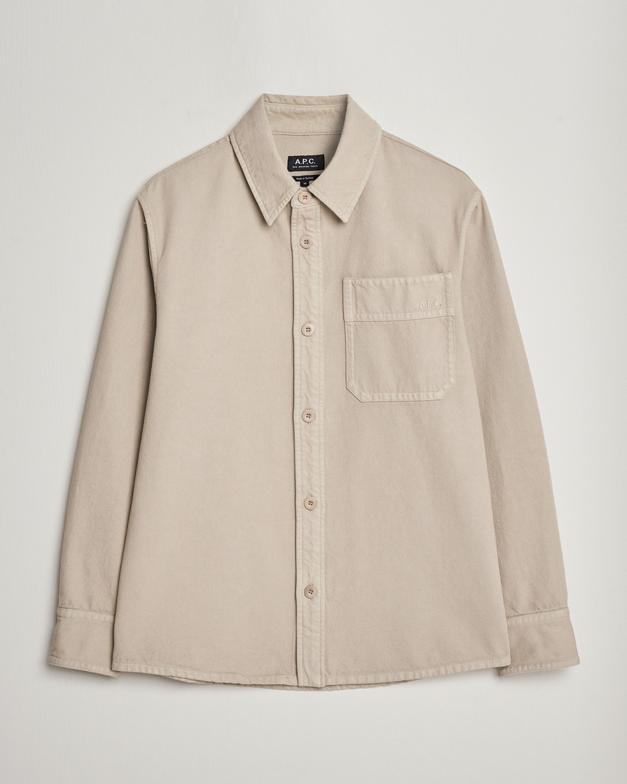 Herren | A.P.C. | A.P.C. | Basile Denim Overshirt Taupe