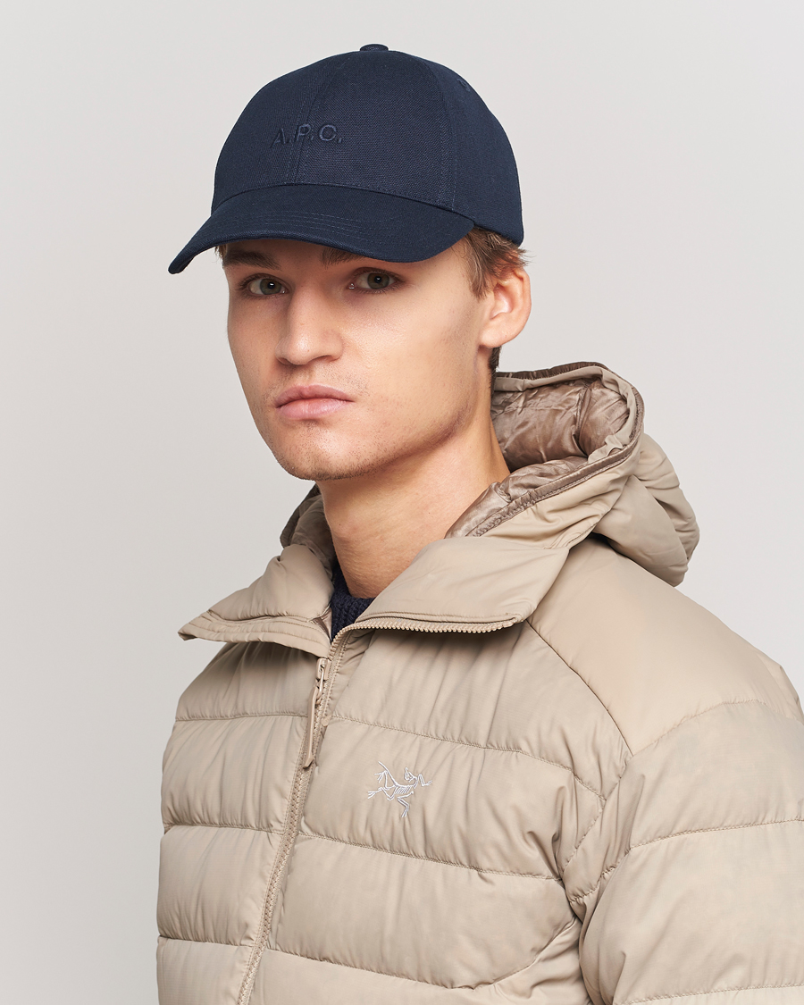 Herren | A.P.C. Charlie Baseball Cap Dark Navy | A.P.C. | Charlie Baseball Cap Dark Navy