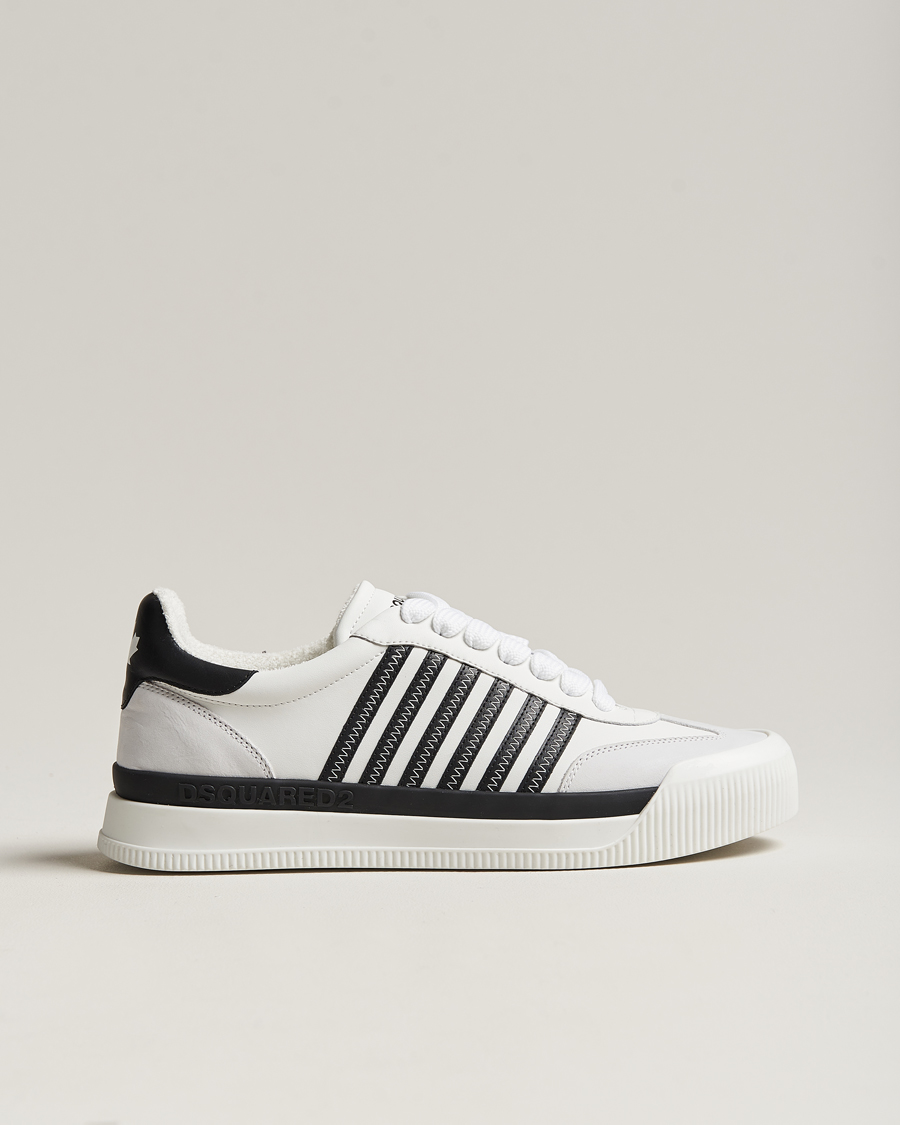 Herren | Dsquared2 New Jersey Leather Sneaker White | Dsquared2 | New Jersey Leather Sneaker White