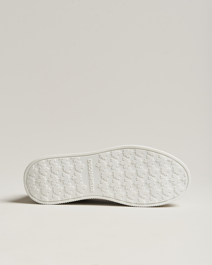 Herren | Dsquared2 New Jersey Leather Sneaker White | Dsquared2 | New Jersey Leather Sneaker White