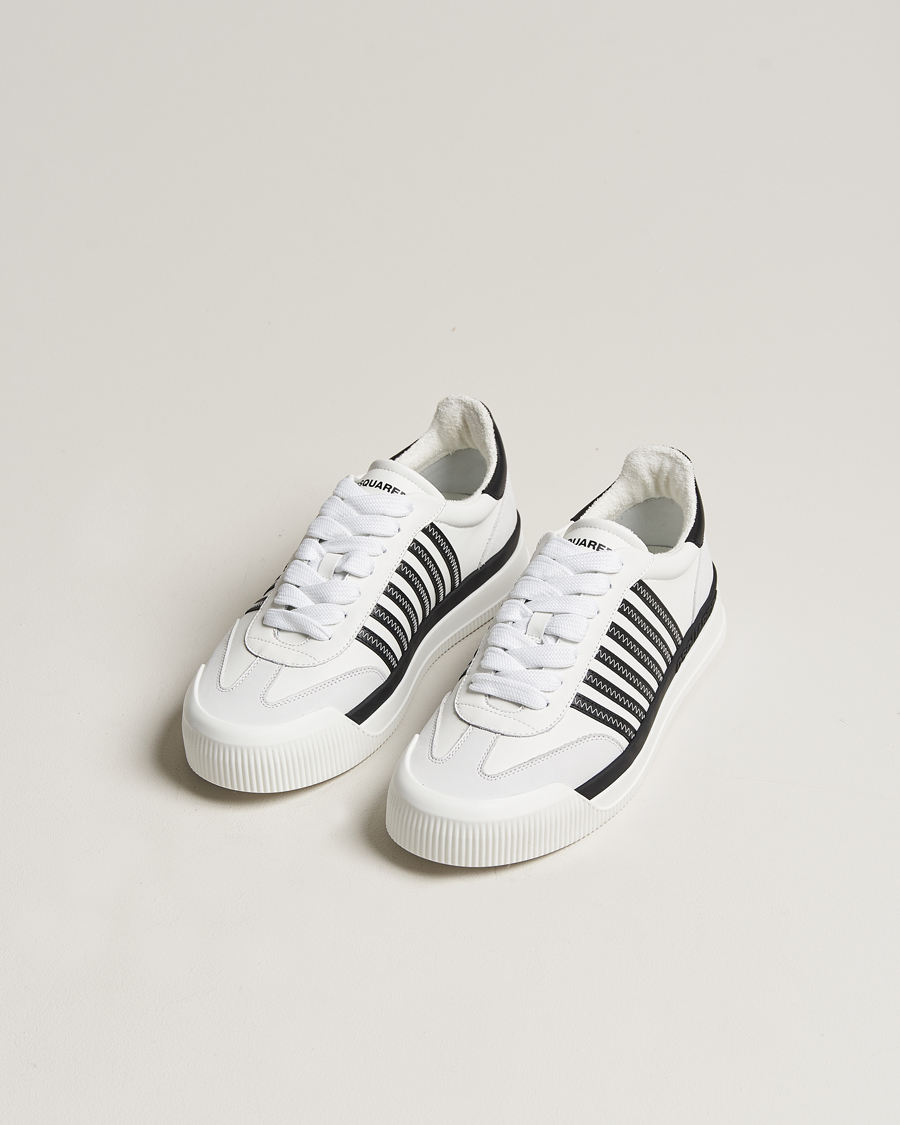 Herren | Dsquared2 New Jersey Leather Sneaker White | Dsquared2 | New Jersey Leather Sneaker White