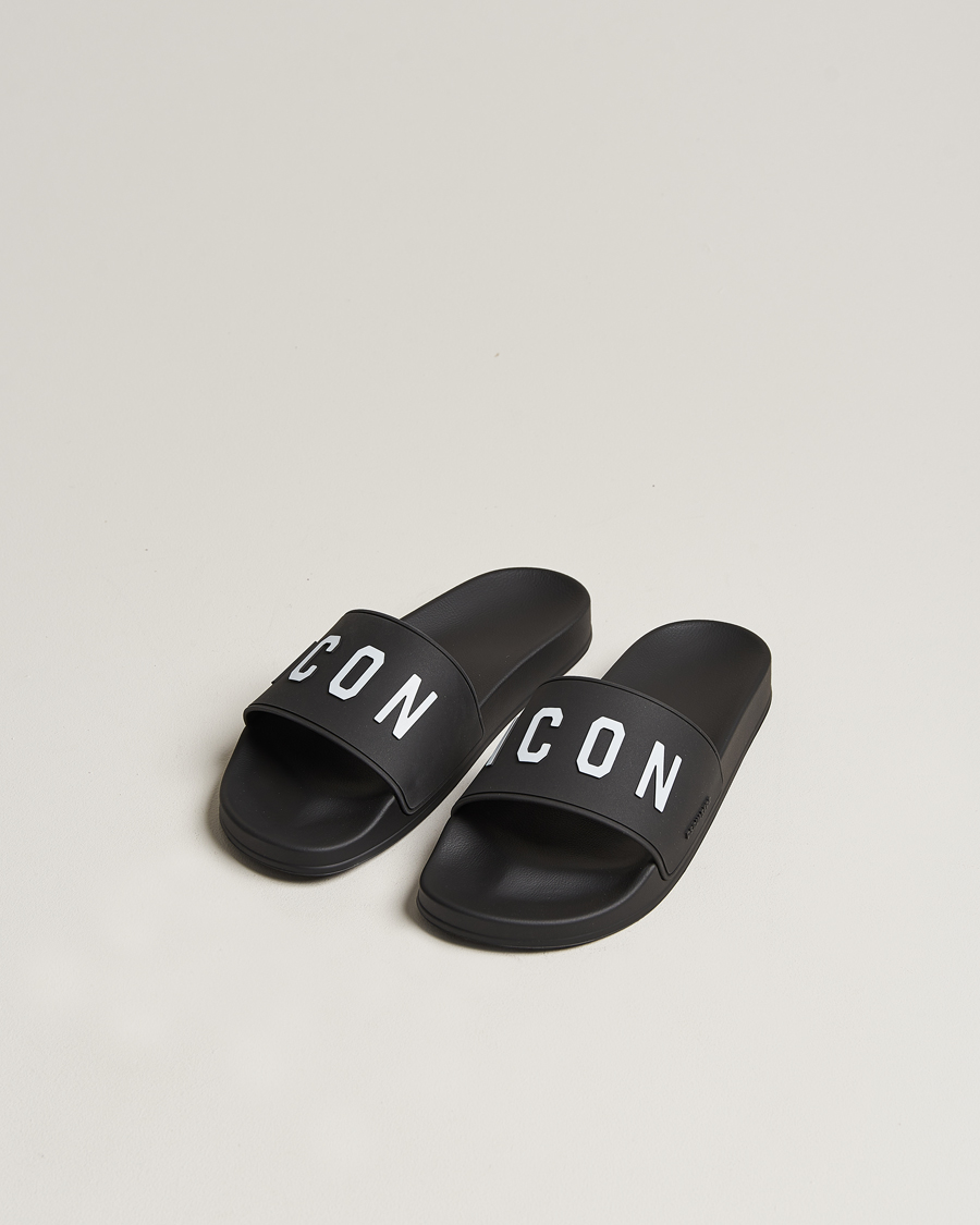 Herren | Sandalen & Pantoletten | Dsquared2 | Be Icon Slides Black