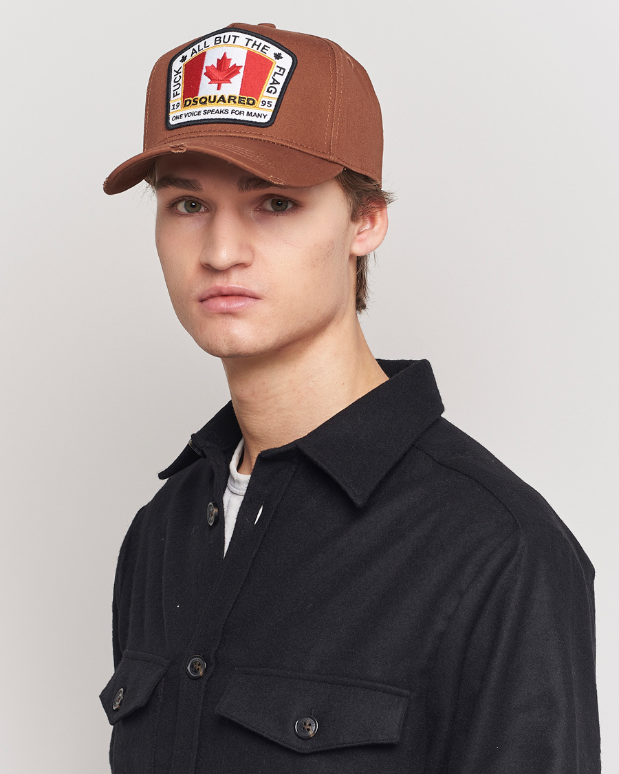Herren | Dsquared2 Big Leaf Baseball Cap Hazel | Dsquared2 | Big Leaf Baseball Cap Hazel