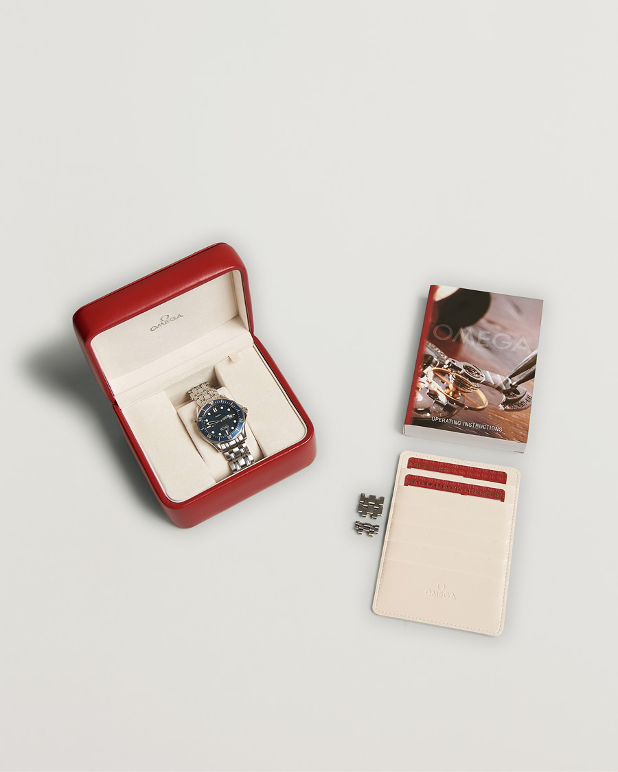 Herren | Omega Pre-Owned Seamaster Diver 300M 2221.80.00 Steel Blue | Omega Pre-Owned | Seamaster Diver 300M 2221.80.00 Steel Blue