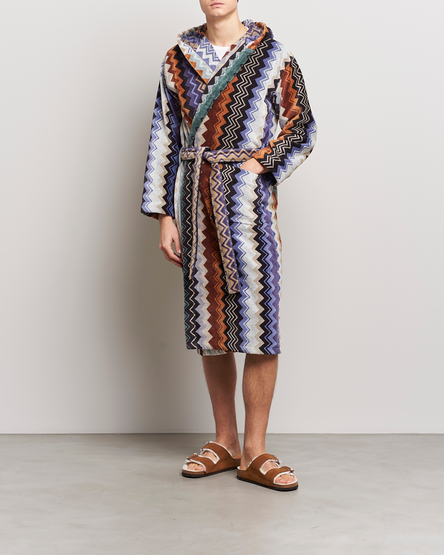 Herren | Schlafanzüge & Bademäntel | Missoni Home | Giacomo Bathrobe Verde Multi