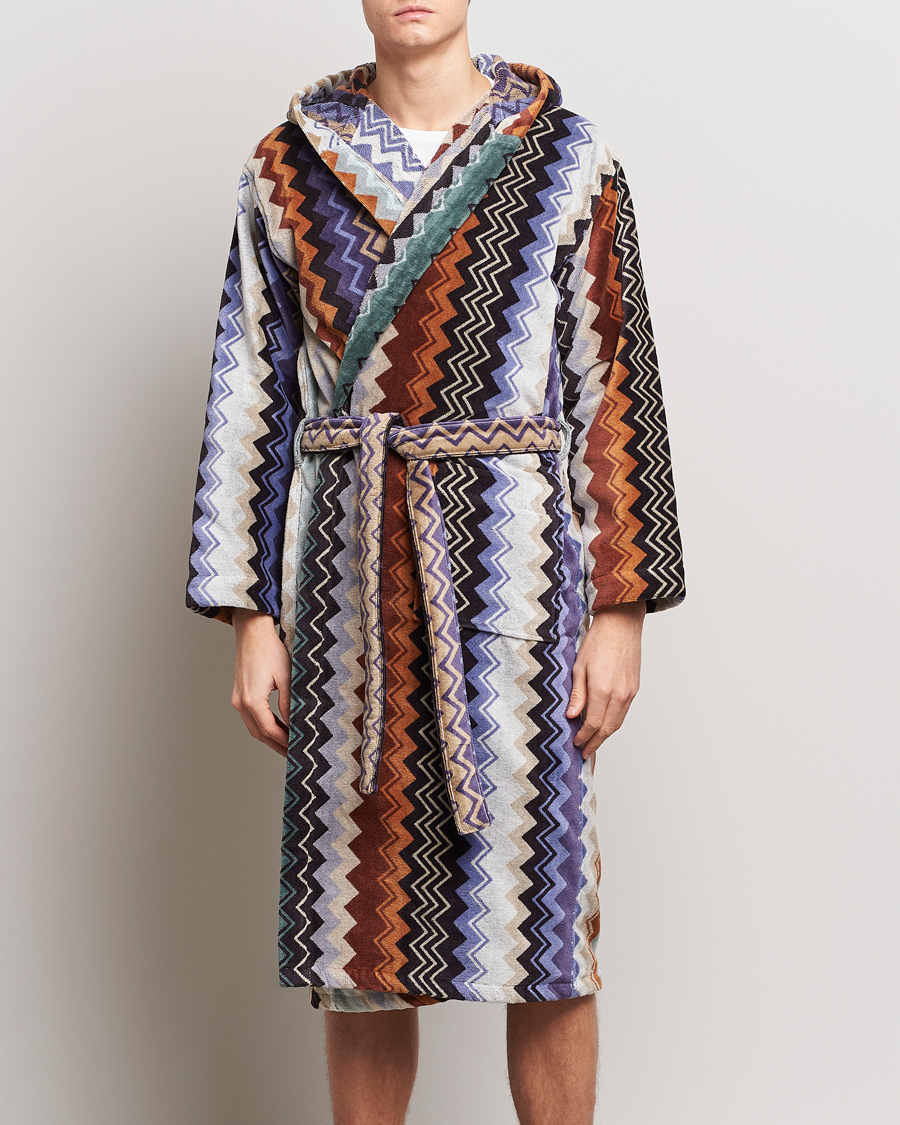 Herren | Schlafanzüge & Bademäntel | Missoni Home | Giacomo Bathrobe Verde Multi