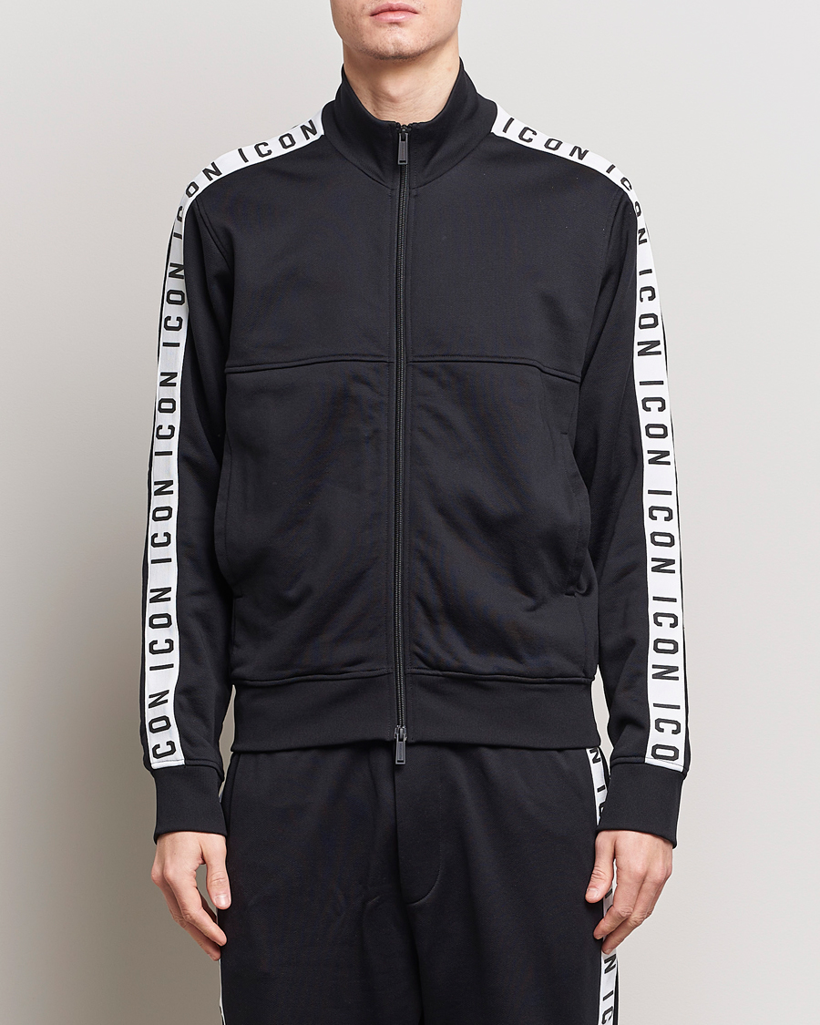 Herren | Pullover | Dsquared2 | Dean Sport Full Zip Track Jacket Black